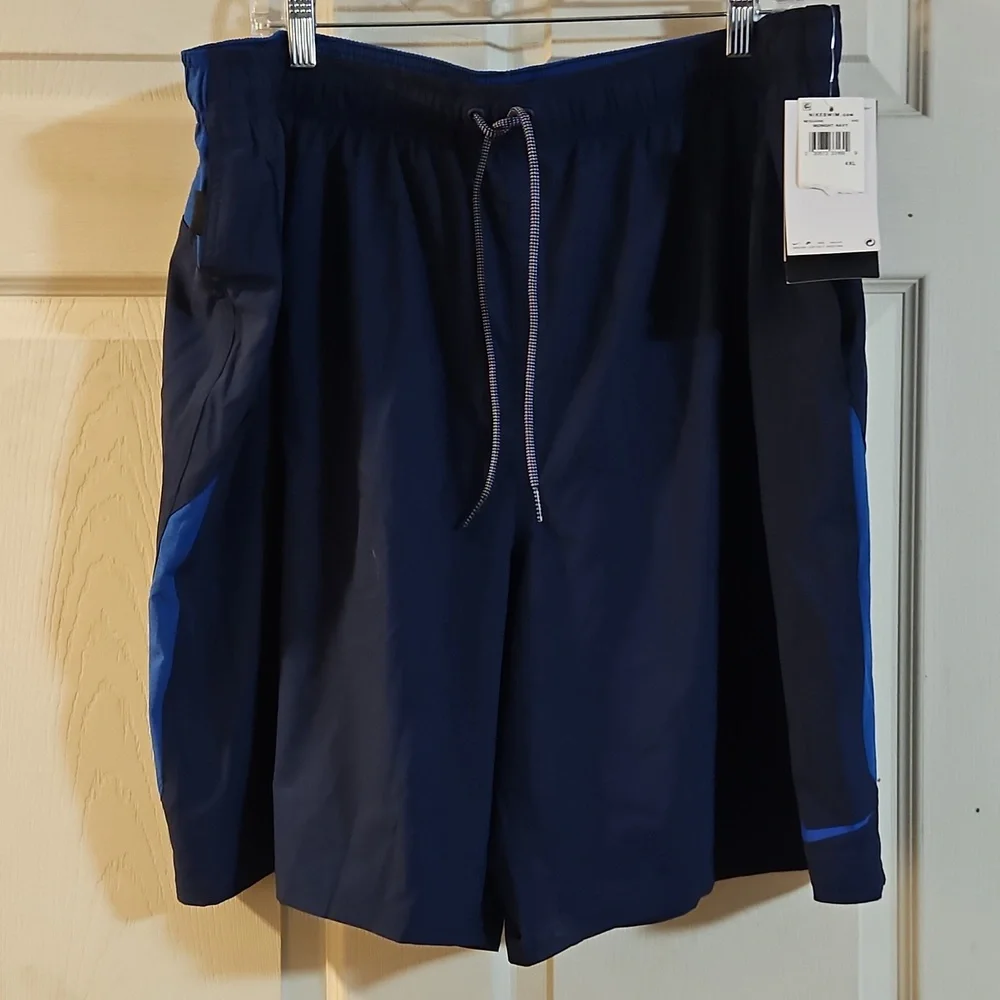 NIKE MENS SWIM TRUNKS: MESH BRIEF LINER: MIDNIGHT BLUE: NEW WITH TAGS: SIZE 4X
